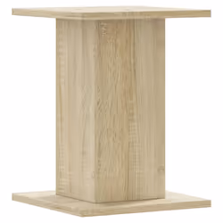 vidaXL Speaker Stands Living Room Speaker Floor Stand 2 pcs Engineered Wood - sonoma oak, 30 x 30 x 40 cm - Additional view 5