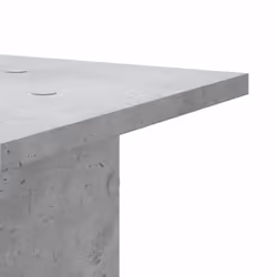 vidaXL Speaker Stands Living Room Speaker Floor Stand 2 pcs Engineered Wood - concrete grey, 30 x 30 x 40 cm - Additional view 6