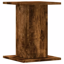 vidaXL Speaker Stands Living Room Speaker Floor Stand 2 pcs Engineered Wood - smoked oak, 30 x 30 x 40 cm - Additional view 5