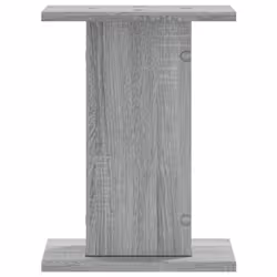 vidaXL Speaker Stands Living Room Speaker Floor Stand 2 pcs Engineered Wood - grey sonoma, 30 x 30 x 40 cm - Additional view 4