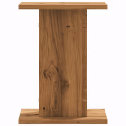 vidaXL Speaker Stands Living Room Speaker Floor Stand 2 pcs Engineered Wood - oak, 30 x 30 x 40 cm - Additional view 4