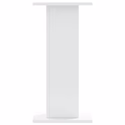 vidaXL Speaker Stands Living Room Speaker Floor Stand 2 pcs Engineered Wood - white, 30 x 30 x 60 cm - Additional view 4