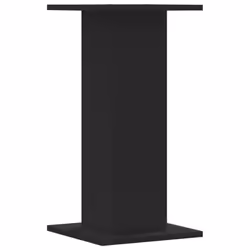 vidaXL Speaker Stands Living Room Speaker Floor Stand 2 pcs Engineered Wood - black, 30 x 30 x 60 cm - Additional view 5