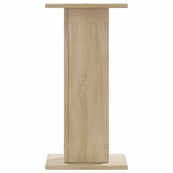 vidaXL Speaker Stands Living Room Speaker Floor Stand 2 pcs Engineered Wood - sonoma oak, 30 x 30 x 60 cm - Additional view 4