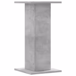 vidaXL Speaker Stands Living Room Speaker Floor Stand 2 pcs Engineered Wood - concrete grey, 30 x 30 x 60 cm - Additional view 5