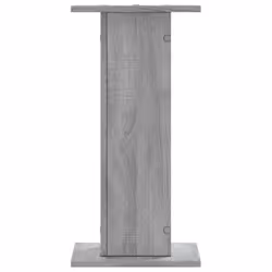 vidaXL Speaker Stands Living Room Speaker Floor Stand 2 pcs Engineered Wood - grey sonoma, 30 x 30 x 60 cm - Additional view 4
