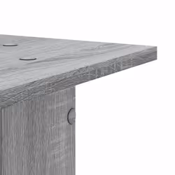 vidaXL Speaker Stands Living Room Speaker Floor Stand 2 pcs Engineered Wood - grey sonoma, 30 x 30 x 60 cm - Additional view 6