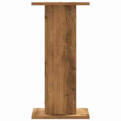 vidaXL Speaker Stands Living Room Speaker Floor Stand 2 pcs Engineered Wood - oak, 30 x 30 x 60 cm - Additional view 4