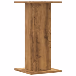 vidaXL Speaker Stands Living Room Speaker Floor Stand 2 pcs Engineered Wood - oak, 30 x 30 x 60 cm - Additional view 5