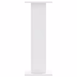 vidaXL Speaker Stands Living Room Speaker Floor Stand 2 pcs Engineered Wood - white, 30 x 30 x 80 cm - Additional view 4