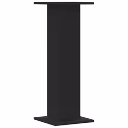 vidaXL Speaker Stands Living Room Speaker Floor Stand 2 pcs Engineered Wood - black, 30 x 30 x 80 cm - Additional view 5