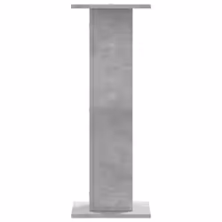 vidaXL Speaker Stands Living Room Speaker Floor Stand 2 pcs Engineered Wood - concrete grey, 30 x 30 x 80 cm - Additional view 4