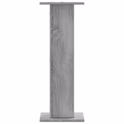 vidaXL Speaker Stands Living Room Speaker Floor Stand 2 pcs Engineered Wood - grey sonoma, 30 x 30 x 80 cm - Additional view 4