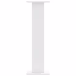 vidaXL Speaker Stands Living Room Speaker Floor Stand 2 pcs Engineered Wood - white, 30 x 30 x 95 cm - Additional view 4
