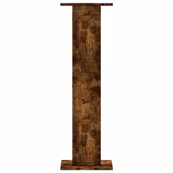 vidaXL Speaker Stands Living Room Speaker Floor Stand 2 pcs Engineered Wood - smoked oak, 30 x 30 x 95 cm - Additional view 4