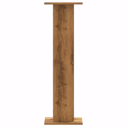 vidaXL Speaker Stands Living Room Speaker Floor Stand 2 pcs Engineered Wood - oak, 30 x 30 x 95 cm - Additional view 4