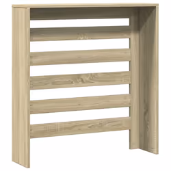 vidaXL Radiator Cover Heater Cover Radiator Shelf Sonoma Oak Engineered Wood - Additional view 4