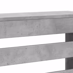 vidaXL Radiator Cover Heater Cover Slat Cabinet Concrete Grey Engineered Wood - Additional view 5