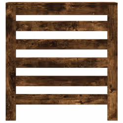vidaXL Radiator Cover Heater Cover Radiator Shelf Smoked Oak Engineered Wood
