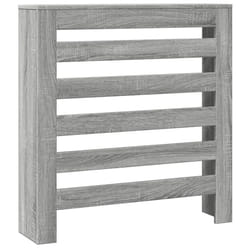 vidaXL Radiator Cover Heater Cover Radiator Shelf Grey Sonoma Engineered Wood