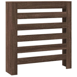 vidaXL Radiator Cover Heater Cover Radiator Shelf Brown Oak Engineered Wood