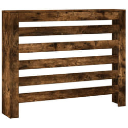 vidaXL Radiator Cover Heater Cover Radiator Shelf Smoked Oak Engineered Wood
