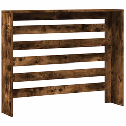vidaXL Radiator Cover Heater Cover Radiator Shelf Smoked Oak Engineered Wood - Additional view 4