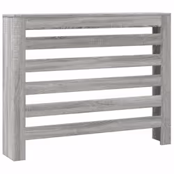 vidaXL Radiator Cover Heater Cover Radiator Shelf Grey Sonoma Engineered Wood