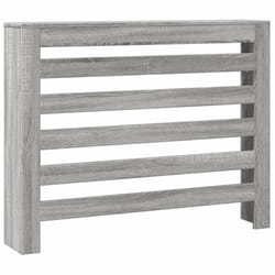 vidaXL Radiator Cover Heater Cover Radiator Shelf Grey Sonoma Engineered Wood