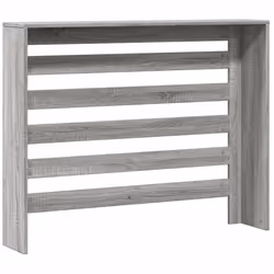 vidaXL Radiator Cover Heater Cover Radiator Shelf Grey Sonoma Engineered Wood - Additional view 4