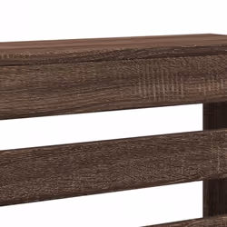 vidaXL Radiator Cover Heater Cover Radiator Shelf Brown Oak Engineered Wood - Additional view 5