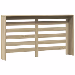 vidaXL Radiator Cover Heater Cover Radiator Shelf Sonoma Oak Engineered Wood - Additional view 4