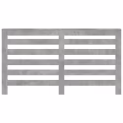 vidaXL Radiator Cover Heater Cover Slat Cabinet Concrete Grey Engineered Wood