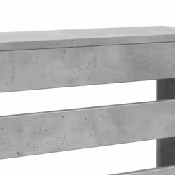vidaXL Radiator Cover Heater Cover Slat Cabinet Concrete Grey Engineered Wood - Additional view 5
