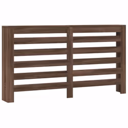 vidaXL Radiator Cover Heater Cover Radiator Shelf Brown Oak Engineered Wood