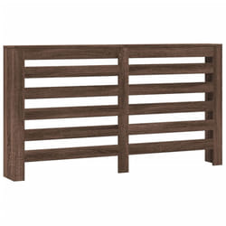 vidaXL Radiator Cover Heater Cover Radiator Shelf Brown Oak Engineered Wood