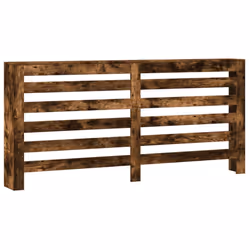 vidaXL Radiator Cover Heater Cover Radiator Shelf Smoked Oak Engineered Wood