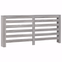 vidaXL Radiator Cover Heater Cover Radiator Shelf Grey Sonoma Engineered Wood