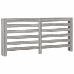 vidaXL Radiator Cover Heater Cover Radiator Shelf Grey Sonoma Engineered Wood