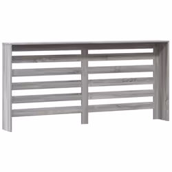 vidaXL Radiator Cover Heater Cover Radiator Shelf Grey Sonoma Engineered Wood - Additional view 4
