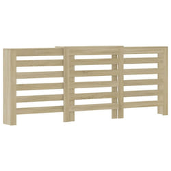 vidaXL Radiator Cover Heater Cover Radiator Shelf Sonoma Oak Engineered Wood