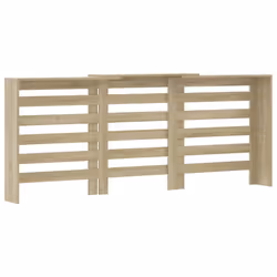 vidaXL Radiator Cover Heater Cover Radiator Shelf Sonoma Oak Engineered Wood - Additional view 4
