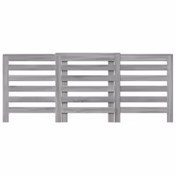 vidaXL Radiator Cover Heater Cover Radiator Shelf Grey Sonoma Engineered Wood