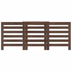 vidaXL Radiator Cover Heater Cover Radiator Shelf Brown Oak Engineered Wood