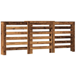 vidaXL Radiator Cover Heater Cover Radiator Shelf Old Wood Engineered Wood