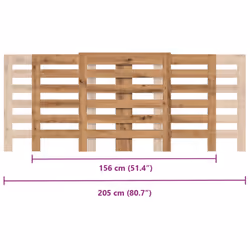 vidaXL Radiator Cover Heater Cover Radiator Shelf Artisian Oak Engineered Wood - Additional view 9