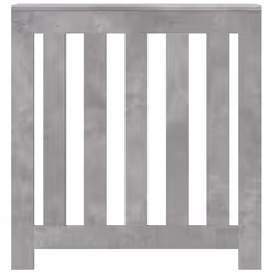 vidaXL Radiator Cover Heater Cover Slat Cabinet Concrete Grey Engineered Wood