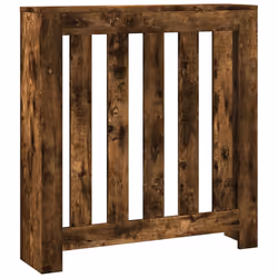 vidaXL Radiator Cover Heater Cover Radiator Shelf Smoked Oak Engineered Wood