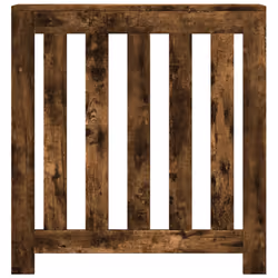 vidaXL Radiator Cover Heater Cover Radiator Shelf Smoked Oak Engineered Wood