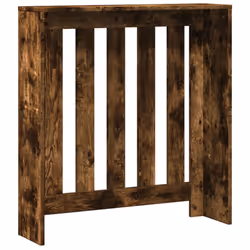 vidaXL Radiator Cover Heater Cover Radiator Shelf Smoked Oak Engineered Wood - Additional view 4